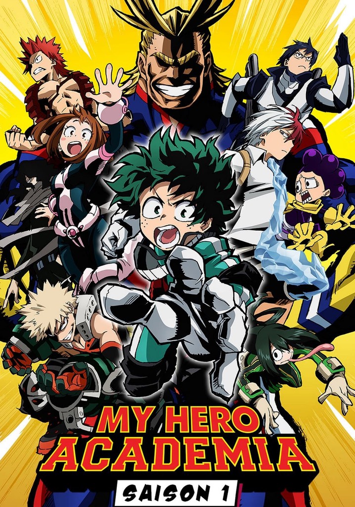 Saison 1 My Hero Academia streaming où regarder les épisodes?